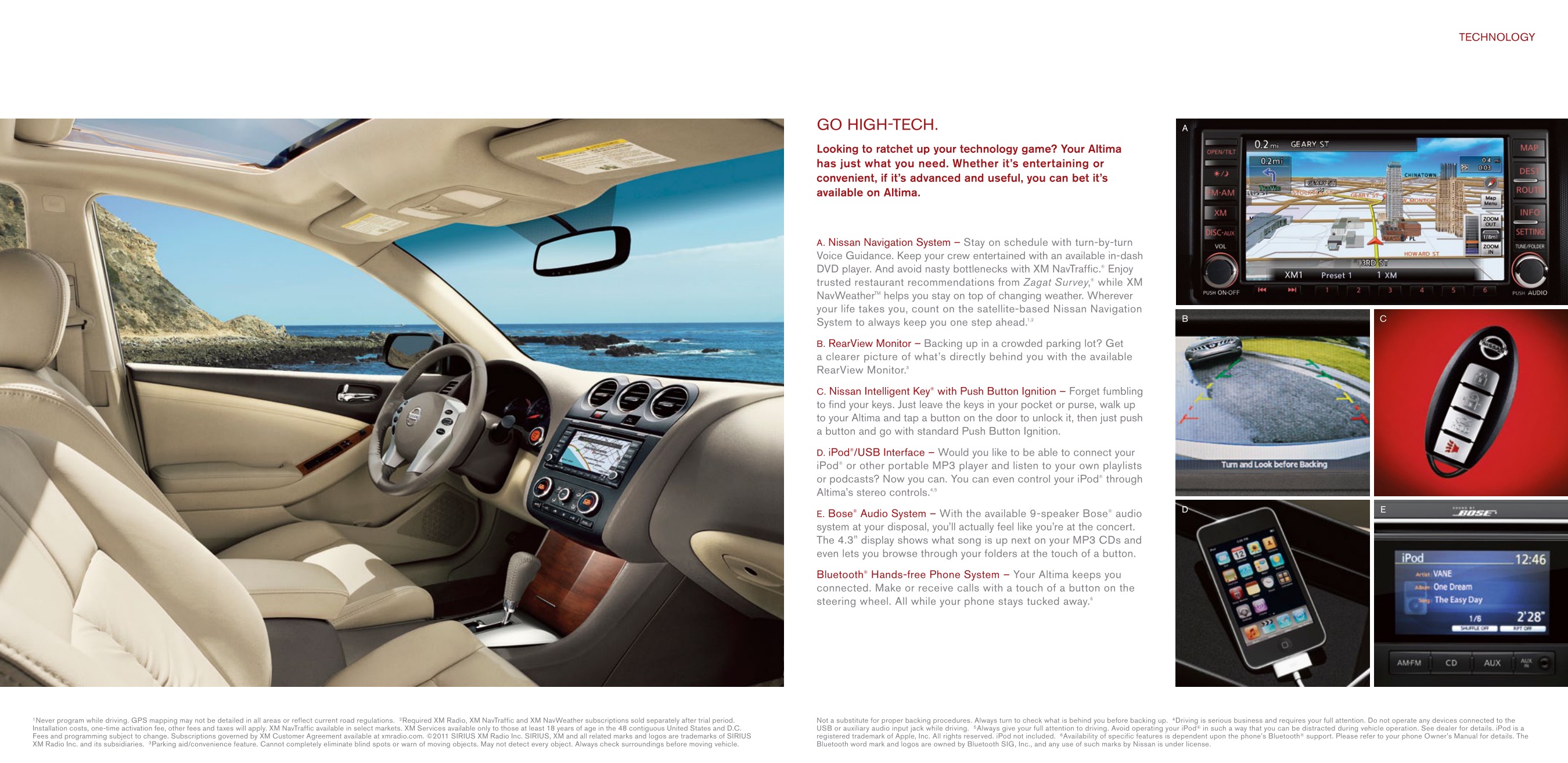 2012 Nissan Altima Brochure Page 16